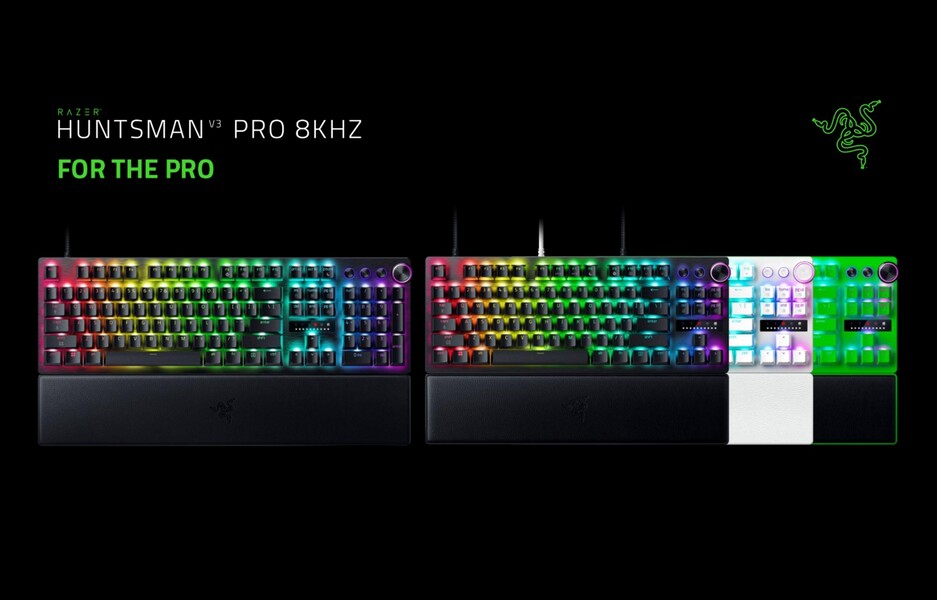Раскладки и цвета Razer Huntsman V3 Pro 8KHz