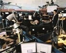 Фотография отдела дизайна уровней компании Rockstar North в Эдинбурге, сделанная в 2010-х годах
