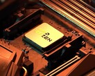 Художественный рендер процессора AMD Ryzen X3D2.