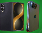 Утечка Galaxy Z Fold 8 Wide case (слева) против утечки модели iPhone Ultra design (справа).