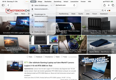 iPadOS 26 теперь поставляется с панелью меню (источник изображения: Notebookcheck)