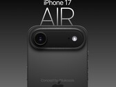 рендер iPhone 17 Air. (Источник изображения: Lukosis)
