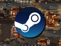 Изображение с логотипом Steam и игрой Norland, которая сейчас находится в продаже.