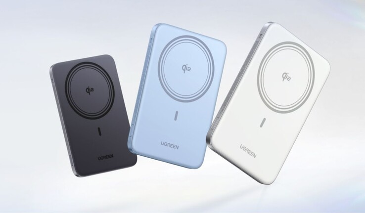 Магнитный пауэрбанк Ugreen MagFlow Air (5000 мАч, Qi2 15 Вт)