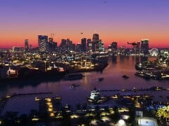 Сцена из Vice City в игре GTA 6.