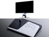 Игровой монитор PlayStation (вверху), боевая палка FlexStrike (внизу).