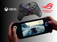 Портативный игровой ПК Asus ROG Xbox Ally X и контроллер ROG Raikiri Pro (Источник изображения: Xbox Gaming, Asus, с правками)