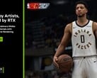 Слайд, анонсирующий технологию DLSS 5 от Nvidia с акцентом на игру NBA 2K27