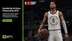 Слайд, анонсирующий технологию DLSS 5 от Nvidia с акцентом на игру NBA 2K27