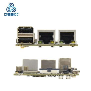 Плата оснащена двумя портами Gigabit Ethernet