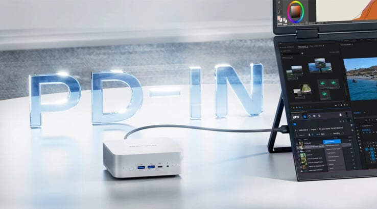 Minisforum AI X1 может питаться от портов USB4, в отличие от многих современных мини-ПК. (Источник изображения: Minisforum)