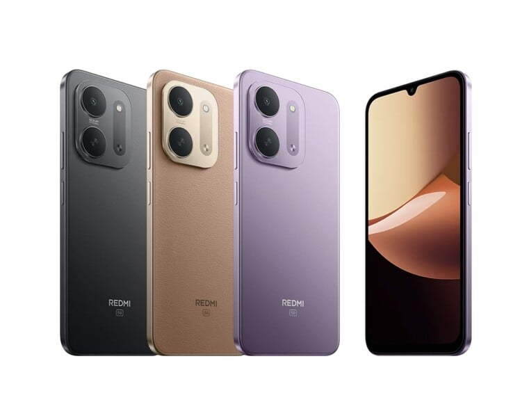 Смартфон Xiaomi Redmi 17C доступен в трёх цветовых вариантах: фиолетовом, коричневом и чёрном.