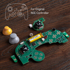 мод-комплект 8BitDo для оригинального контроллера NGC - это решение без пайки. (Источник изображения: 8BitDo)