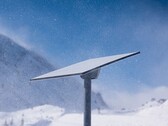 Приемник Starlink в снегу (Источник изображения: SpaceX)