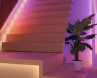Полосатый светильник Omniglow от Philips Hue (на фото) теперь доступен в Европе. (Источник изображения: Philips Hue)