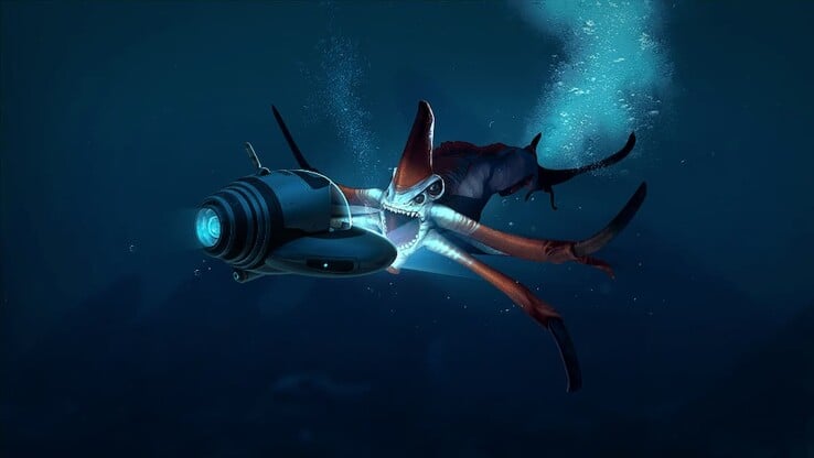 Жнец-левиафан из игры Subnautica. (Источник изображения: Unknown Worlds)