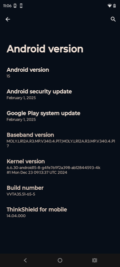 Программное обеспечение Motorola Moto G15