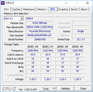 CPU-Z ОЗУ SPD