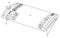 Патент (за 2013 год) смартфона от Apple с экраном, огибающим весь корпус устройства (Изображение: itc.ua)