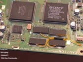 PlayStation 1 с модификацией, увеличивающей объем оперативной памяти до 16 МБ