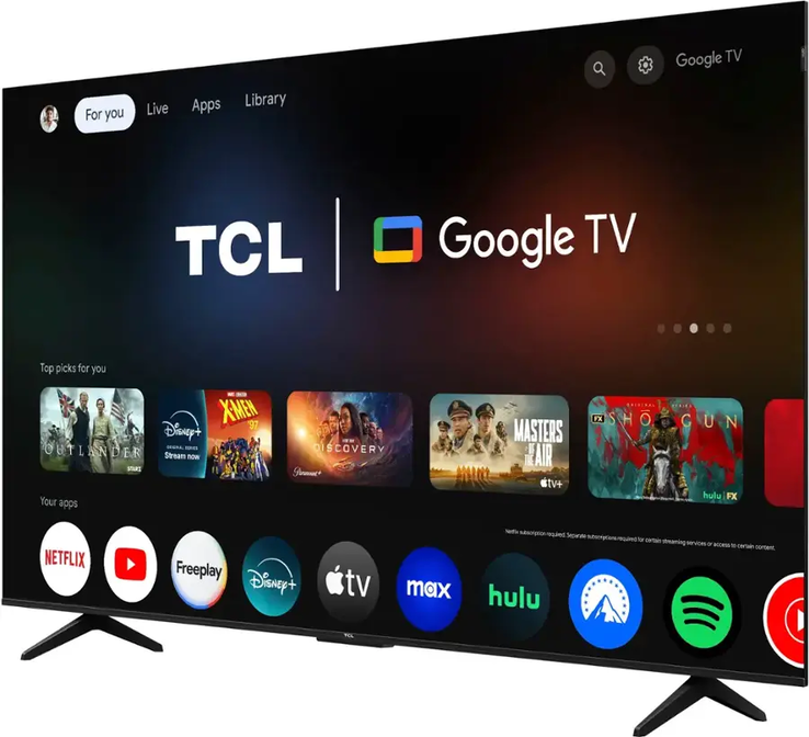 Телевизор TCL 85" Q5K 4K QLED Google TV. (Источник изображения: TCL)