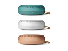 Bang & Olufsen Beosound A1 3rd Gen выглядит так же, как и предыдущее поколение. На фото: Все три цветовых варианта Bluetooth-колонки. (Источник изображения: Bang & Olufsen)