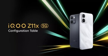 IQoo Z11x в серебристом и черном цветах