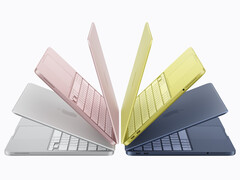 MacBook Neo выпускается в нескольких цветовых вариантах.