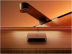 Philips Hue Play Screen Sync с камерой «рыбий глаз» (вверху) и устройством синхронизации Play HDMI 4K (внизу).
