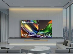 RGB MiniLED телевизоры Hisense UR8 (на фото) и UR9 будут представлены на выставке CES 2026. (Источник изображения: Hisense)