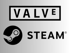 Логотипы Valve и Steam (Источник изображения: Valve Corporation, Общественное достояние, через Wikimedia Commons, DemonDays64, модификация файла Valve Corporation, Общественное достояние, через Wikimedia Commons)