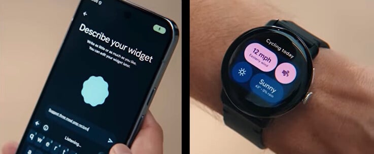 Gemini Intelligence для Android может создавать пользовательские виджеты на основе произнесенных описаний.