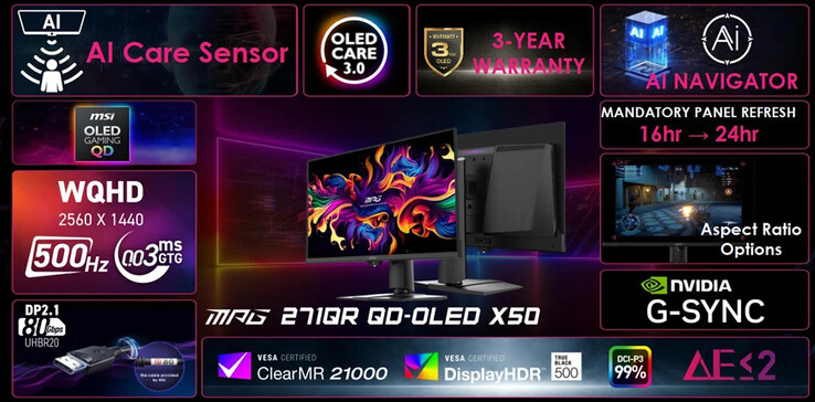 MSI MPG 271QR X50. (Источник изображения: MSI)