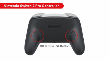 Контроллер Nintendo Switch 2 Pro Controller имеет настраиваемые задние кнопки. (Источник изображения: Nintendo)