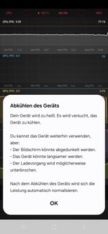 Перегрев начинки смартфона при прохождении теста Burnout