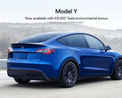 Бонус Model Y соответствует потерянной федеральной субсидии (изображение: Tesla)