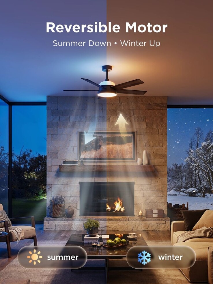 Потолочный вентилятор Govee со светильниками