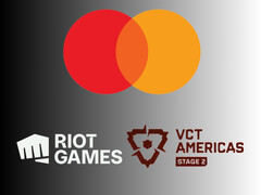Показаны логотипы Mastercard, Riot Games и VCT Americas (Источник изображения: Mastercard, Riot Games, Valorant Champions Tour Americas YouTube с правками)