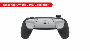 Контроллер Nintendo Switch 2 Pro Controller выполнен в сочетании черного и белого цветов (Источник изображения: Nintendo)