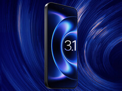 Несколько устройств в ЕС уже начали получать обновление. На фото: Xiaomi 17 с логотипом HyperOS и фоном.