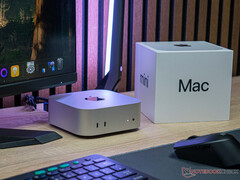 Ожидается, что следующий Mac mini сохранит тот же дизайн, что и модель 2024 года, изображенная здесь. (Источник изображения: Notebookcheck)