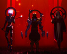Тизер Gatekeeper Steam, демонстрирующий трех привратников на красном фоне