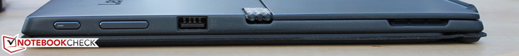 справа: кнопки питания, громкости, USB 2.0