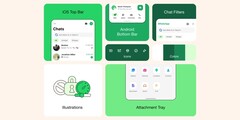 Meta обновила дизайн WhatsApp на Android и iOS. (Изображение: Meta)