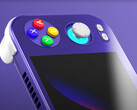 Anbernic RG476H в цветовом варианте, вдохновленном Gamecube. (Источник изображения: Anbernic)
