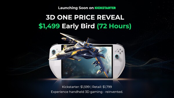 Abxylute 3D One появится на Kickstarter через несколько дней. (Источник изображения: Abxylute)