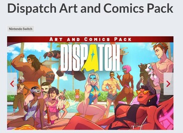 Unchanged Dispatch Art and Comics Pack в других регионах Nintendo eShop (Источник изображения: скриншот, Nintendo)