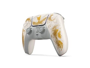 Золотой контроллер DualSense Ghost of Yotei Limited Edition. (Источник изображения: PlayStation)