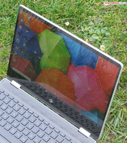 Поведение экрана ноутбука на улице в пасмурную погоду