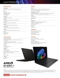 Технические характеристики Lenovo ThinkPad L16 Gen 3 AMD.